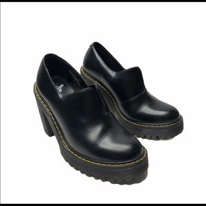 Dr. Martens Cordelia Bootie Leather Heels